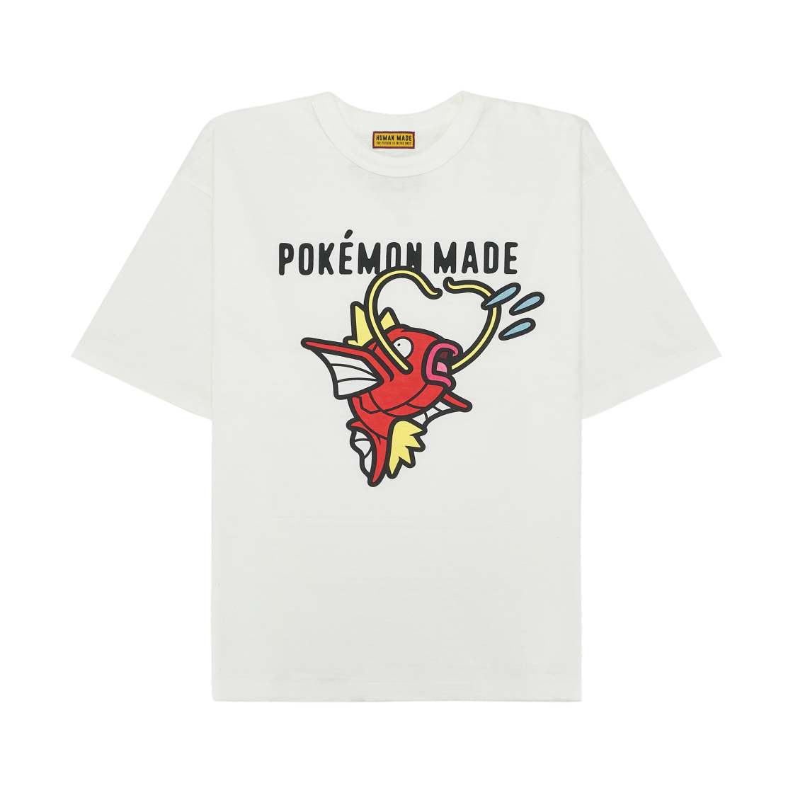 휴먼 메이드 x 포켓몬 메이드 그래픽 티셔츠 #3 화이트(Human Made x Pokemon Made Graphic T-Shirt #3 White)