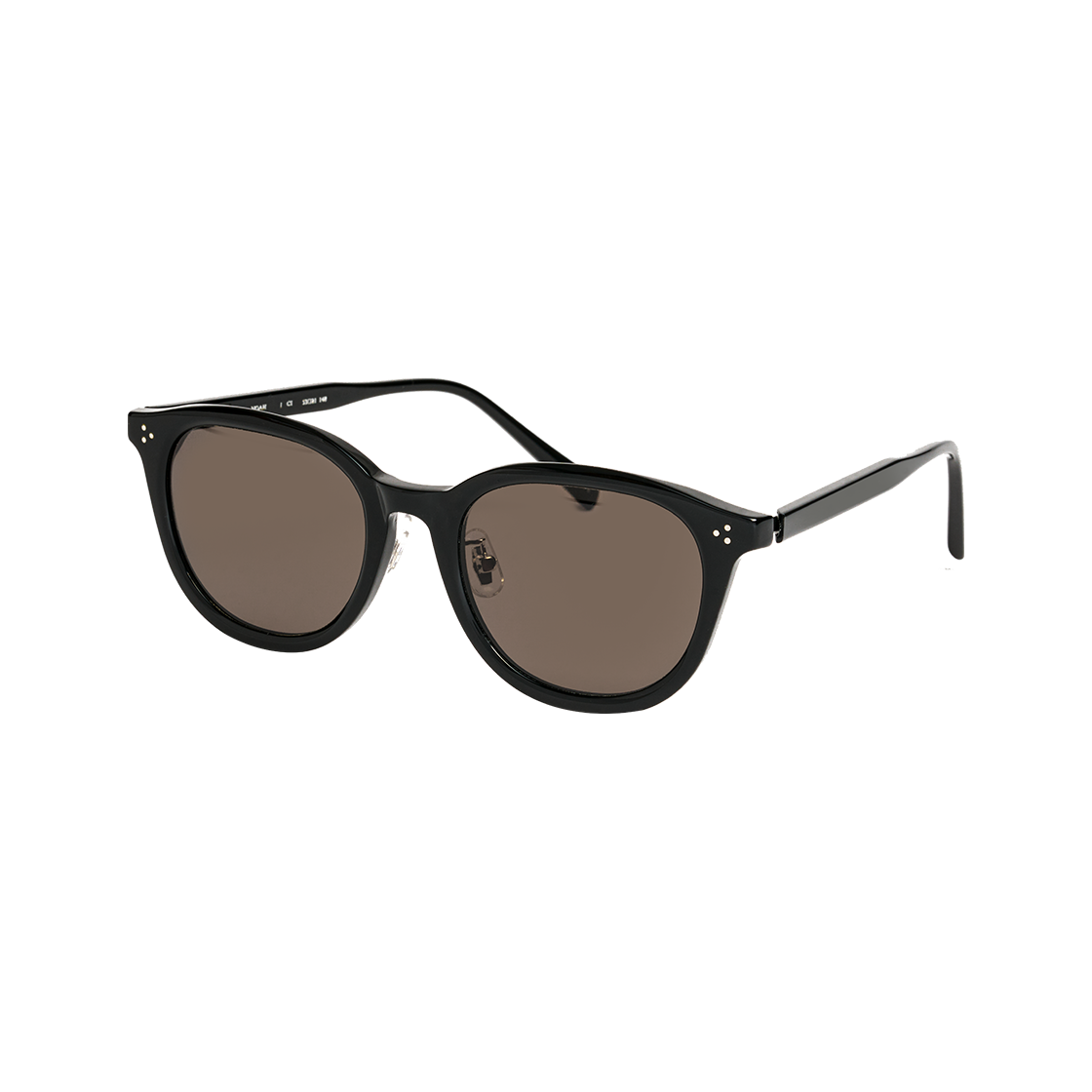 테츠오아이웨어 노아 선글라스 C1 블랙 & 블랙 렌즈(TETSUO EYEWEAR Noah C1 Black & Black Lens) - 2