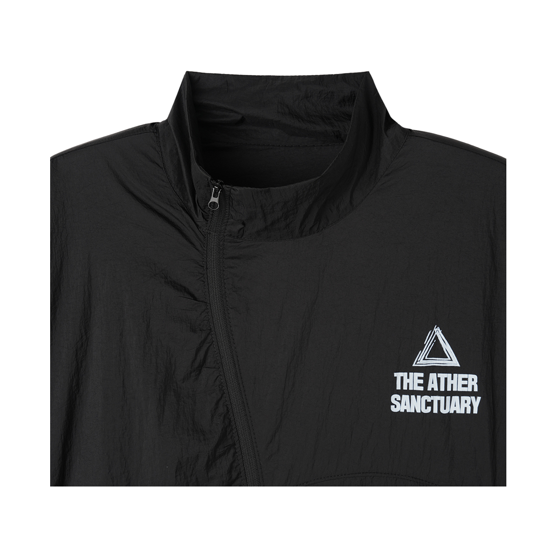 디아더생츄어리 에테르 오블리크 러닝 자켓 블랙(THE ATHER SANCTUARY Ether Oblique Jacket Black) - 3