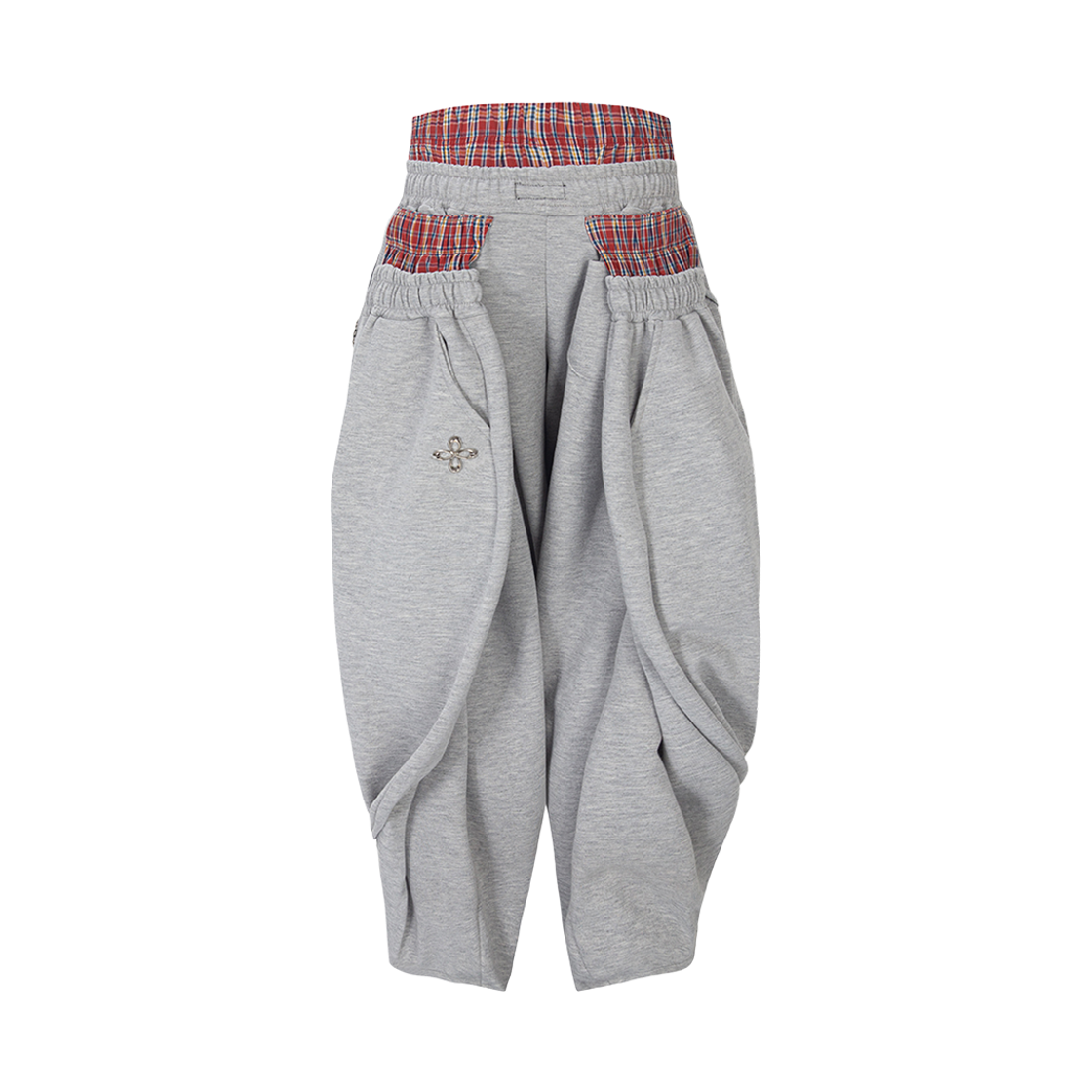 [프리오더] 써저리 새깅 더블 웨스트 팬츠 그레이([프리오더] Surgery Sagging Double Waist Pants Grey) - 2