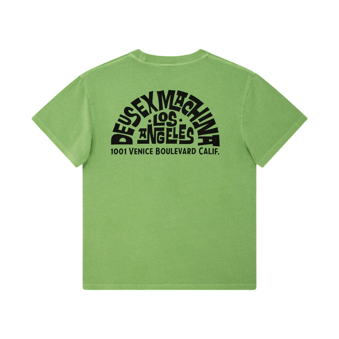 D261MTS574-050 / D262UTS574-050 Deus Ex Machina Los Angeles Address T-Shirt Green