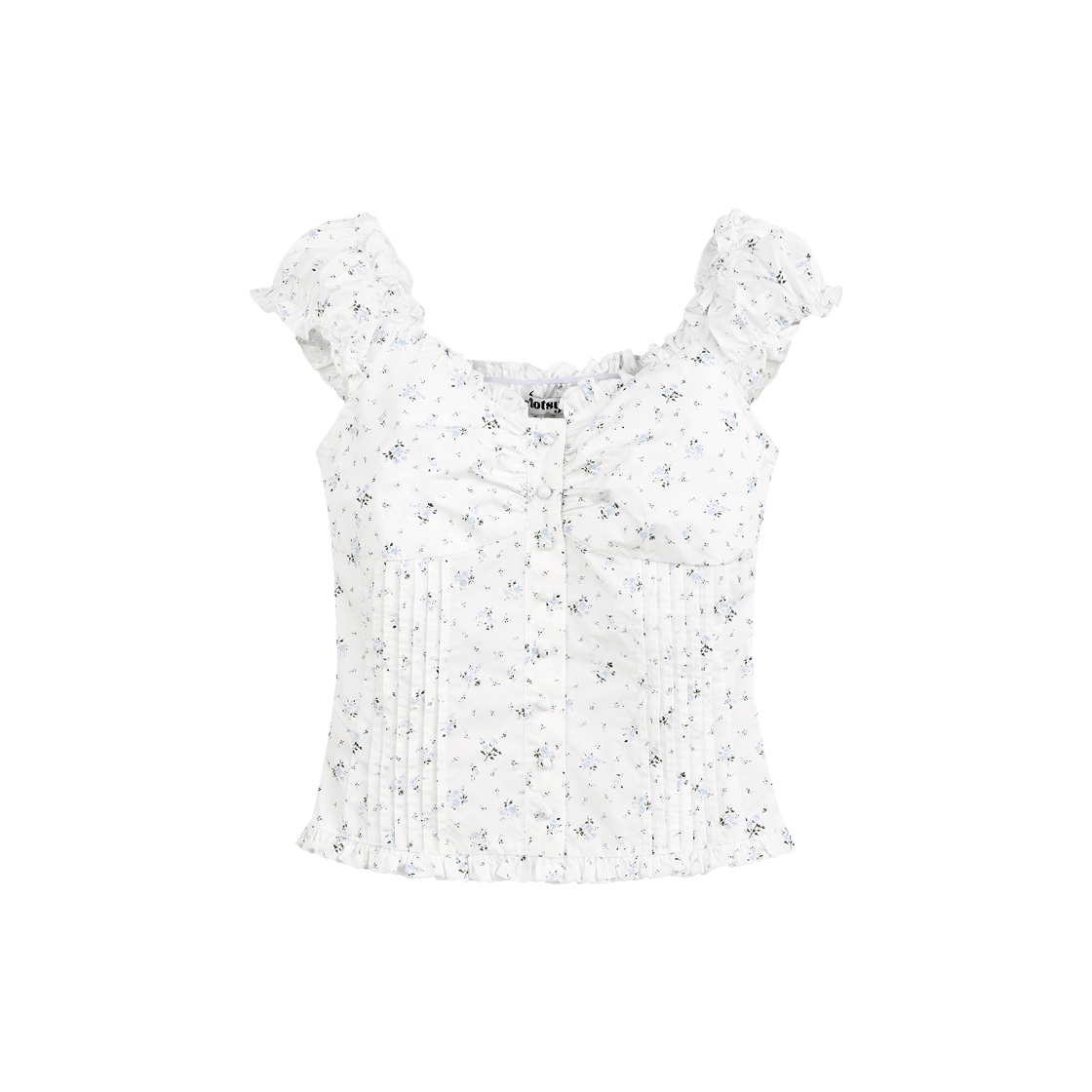 라츠유 에이프릴 블로썸 레이스 탑 아이보리(LOTS YOU April Blossom Lace Top Ivory) - 1