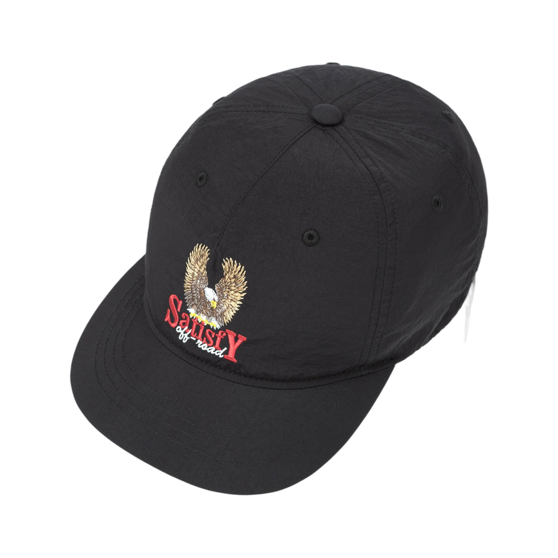 새티스파이 플라이트실크 5‑패널 핀치 캡 블랙(Satisfy Flitesilk 5‑Panel Pinch Cap Black) - 2
