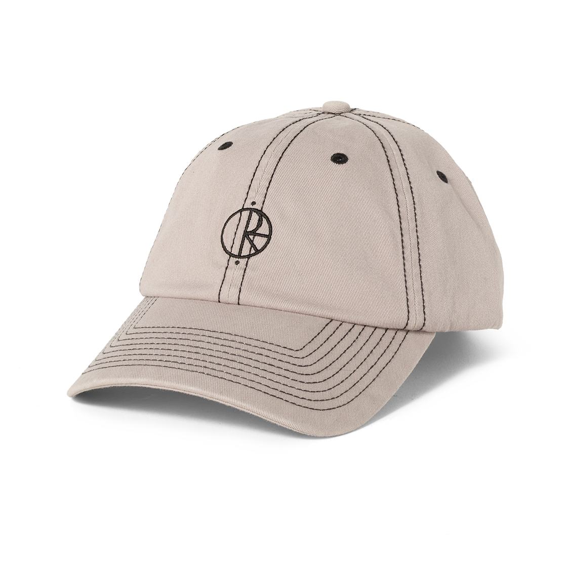 P000BLRC Polar Skate Co. Sai Cap Contrast Washed Grey