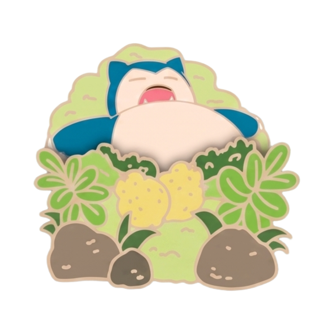 포켓몬 x 이삭토스트 메탈 뱃지 잠만보 (개봉)(Pokemon x Isaac Toast Metal Badge Snorlax (Opened)) - 1