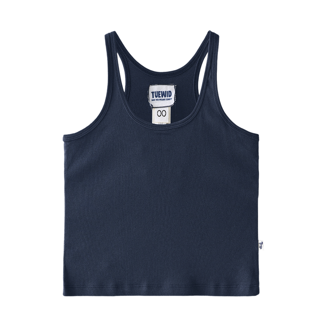 투위드 저지 탱크탑나시 네이비 00사이즈(Tuewid Jersey Tank Top Navy 00 Size)