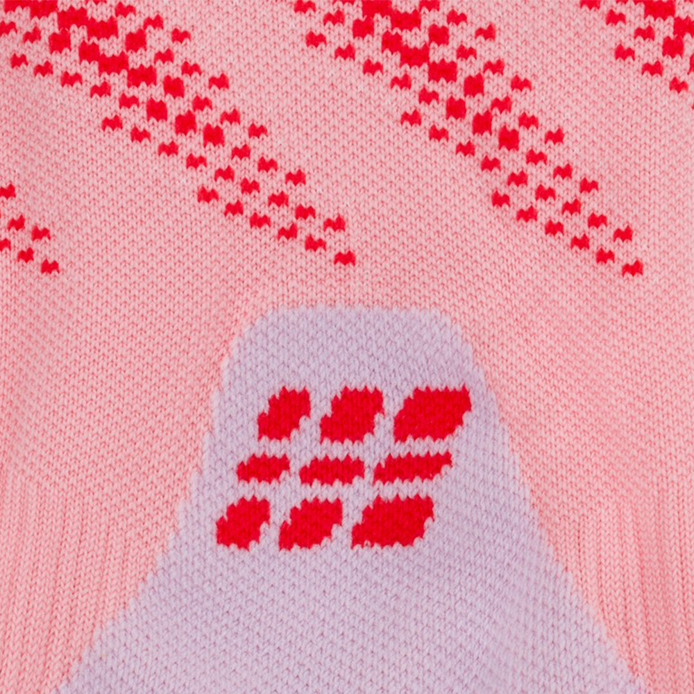 CEP 코어 런 에디션 이립틱 미드컷 삭스 핑크 레드 남성용(CEP Core Run Edt. Elliptic Socks Mid Cut Pink Red Men's) - 2