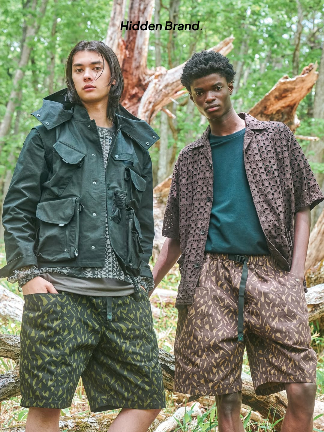 Kith x South2 West8 x Columbia Curtis Mesh Short Waffle, Supreme x South2 West8 River Trek Jacket Black - 21SS 착용 스타일 - 6