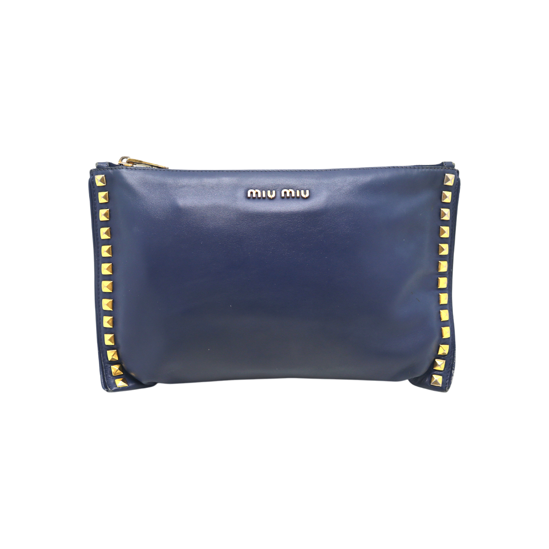 IT4IAS8FCU35 Miu Miu Studded Clutch RP0373