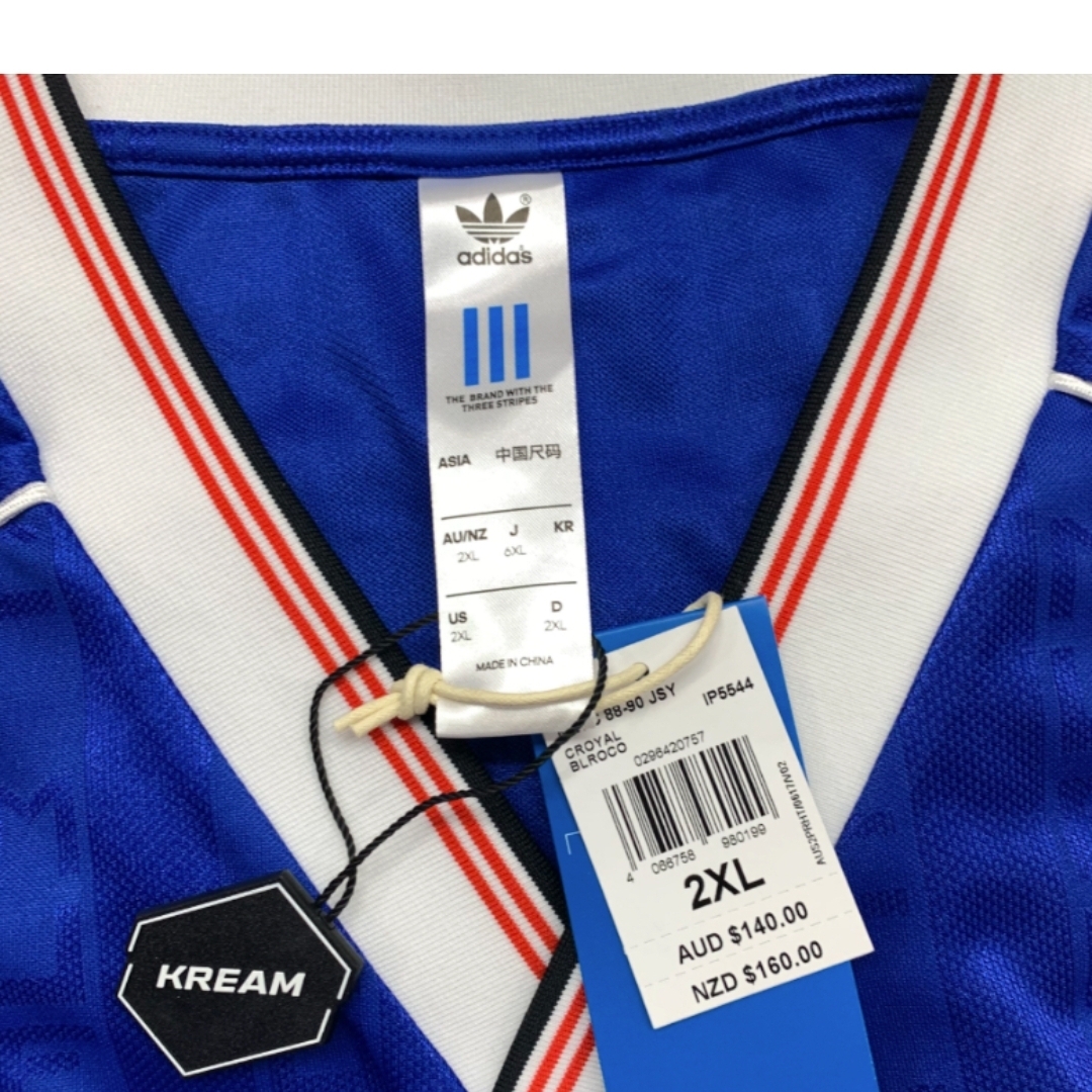 Adidas Manchester United 1988/90 Jersey Collegiate Royal - US Sizing 착용 스타일 - 7