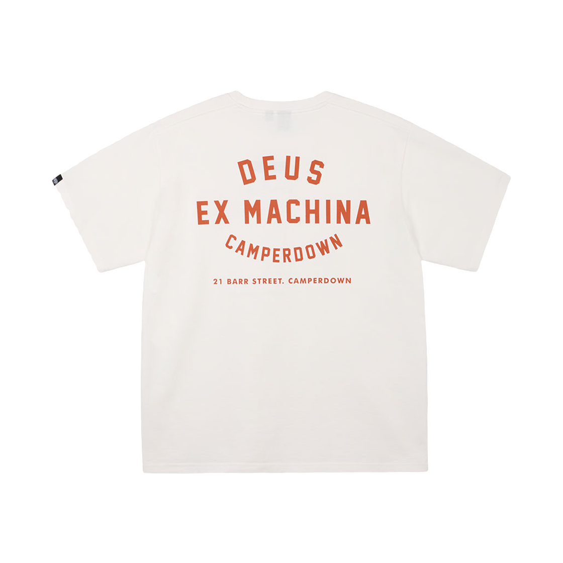 D262UTS024-010 Deus Ex Machina Camperdown College Address T-Shirt White