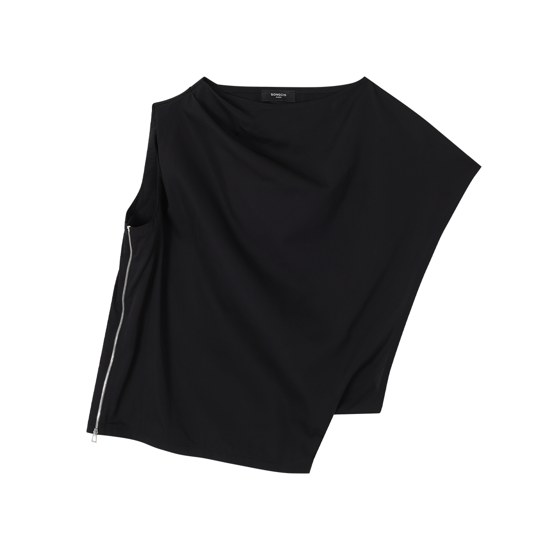 WI3BL336BK (W) SONGZIO Meta Sleeveless Blouse Black