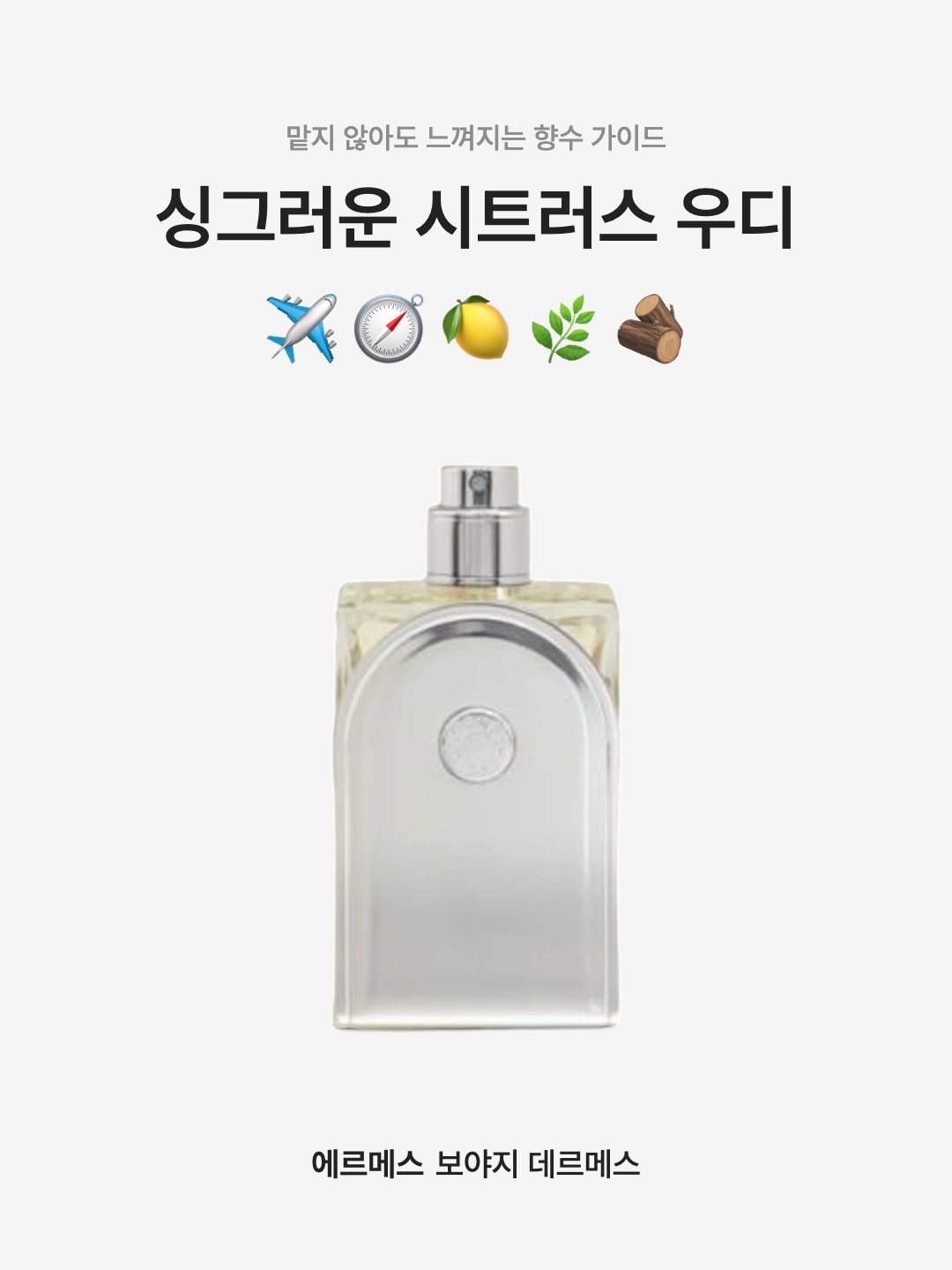 Hermes Voyage d’Hermes Eau de Toilette 35ml 착용 스타일 - 1
