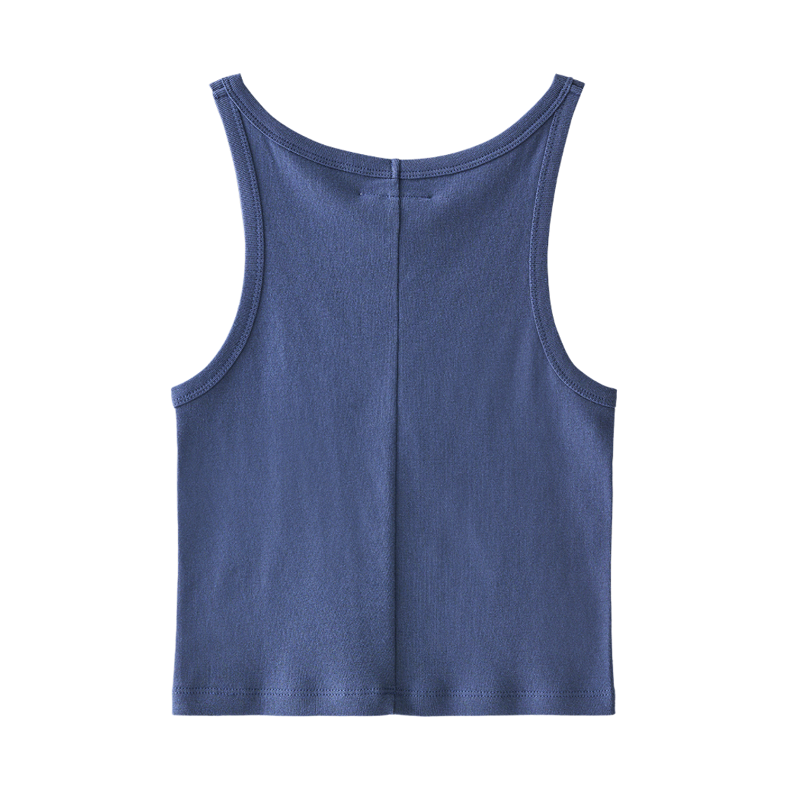 투위드 립 탱크탑나시 블루(Tuewid Ribbed Sleeveless Tank Top In Denim Blue) - 3