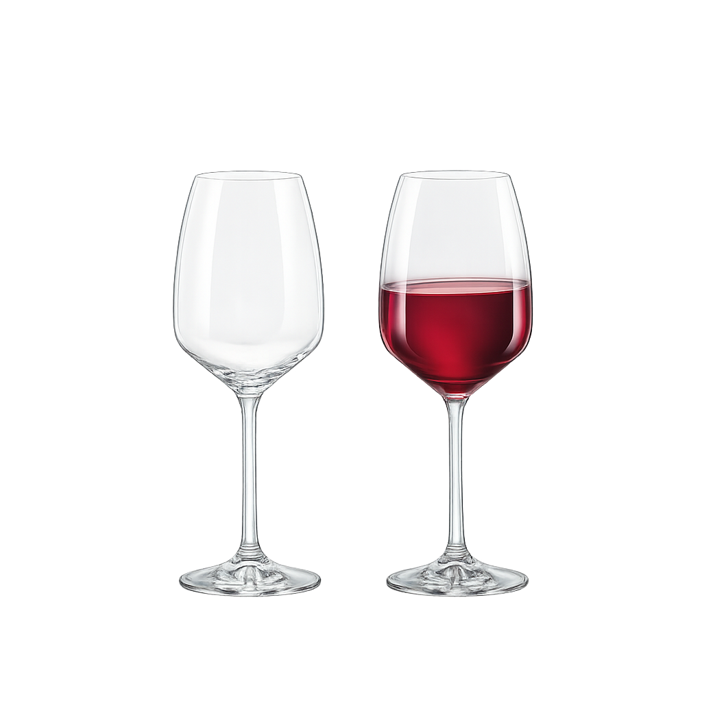 크리스탈렉스 지젤 레드 와인잔 (455ml) 2p(Crystalex Giselle White Wine Glass (340ml) 2p Set)