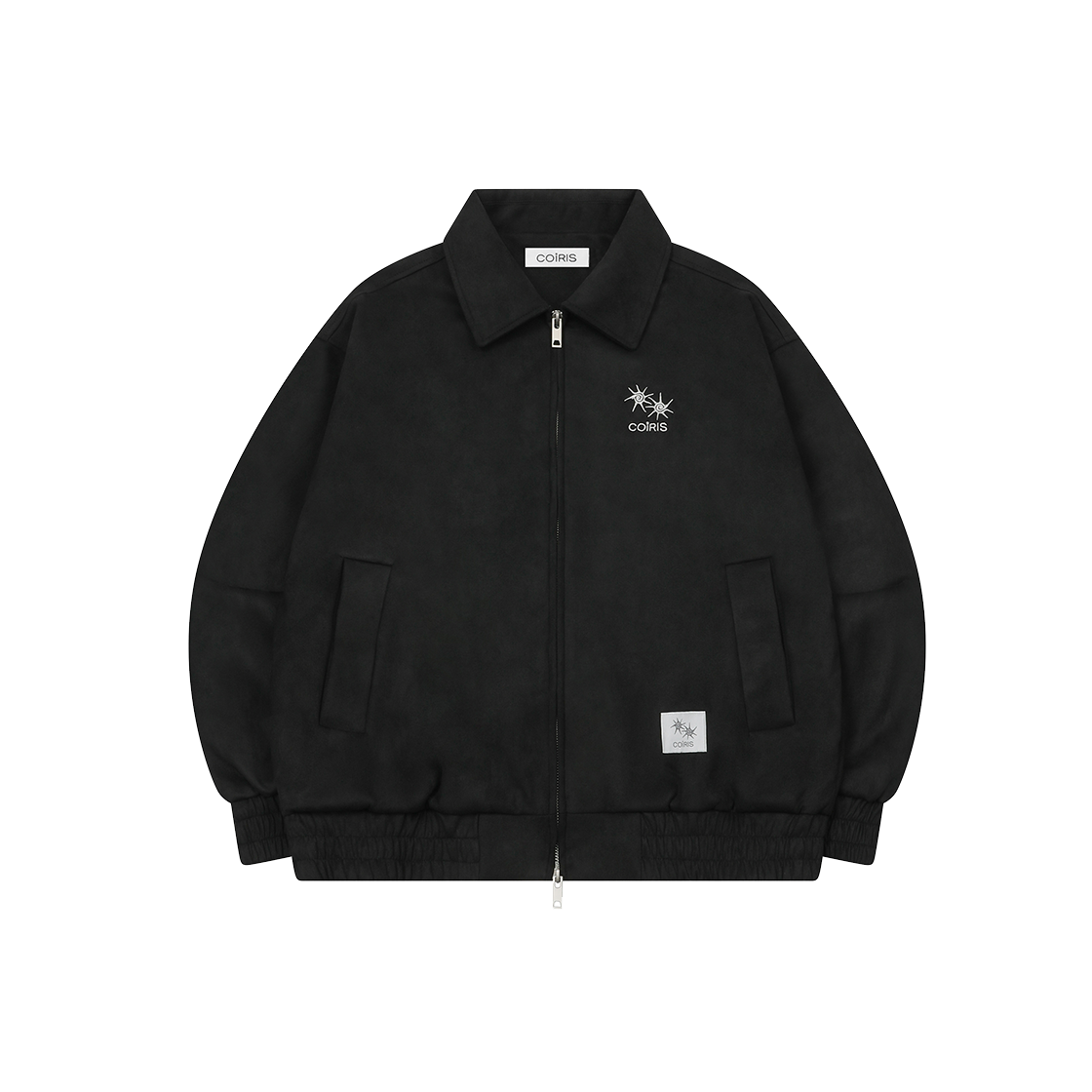 코이리스 블론 투웨이 스웨이드 자켓 남녀공용 블랙(Coiris Blone 2-Way Suede Jacket Unisex Black) - 1
