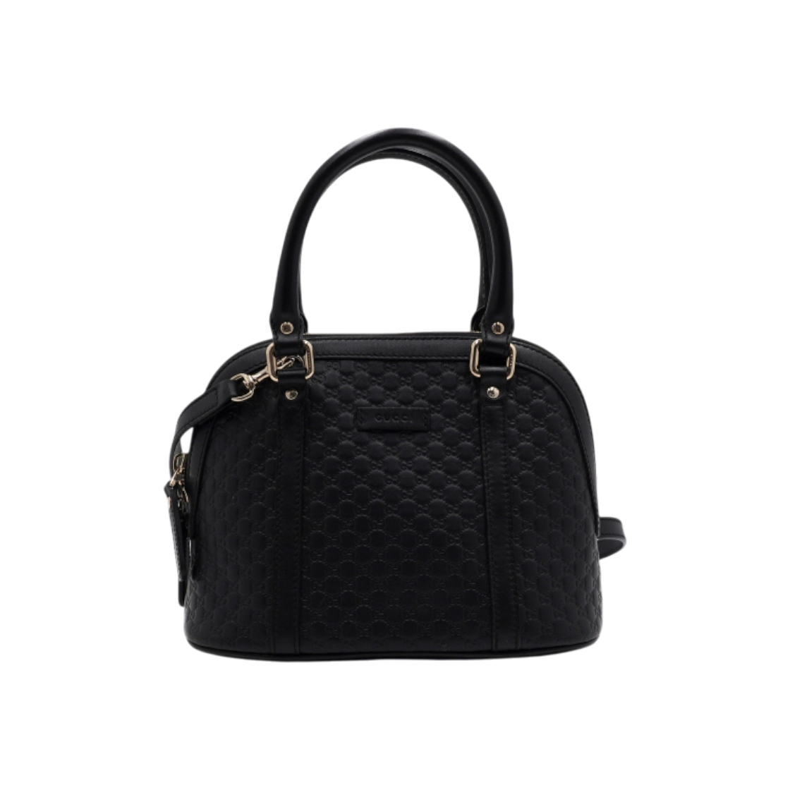 구찌 449654 블랙 GG 마이크로 시마 미니돔 토트백 겸 숄더백 크로스백aa64470(Gucci Black GG Micro Shima Mini Dome Tote & Shoulder Bag) - 1