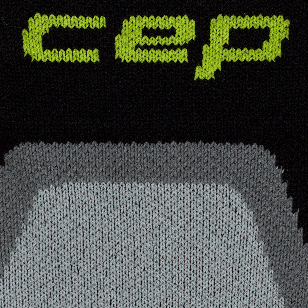 CEP 코어 런 쿠션 미드컷 삭스 블랙(CEP Core Run Cushion Socks Mid Cut Black) - 3