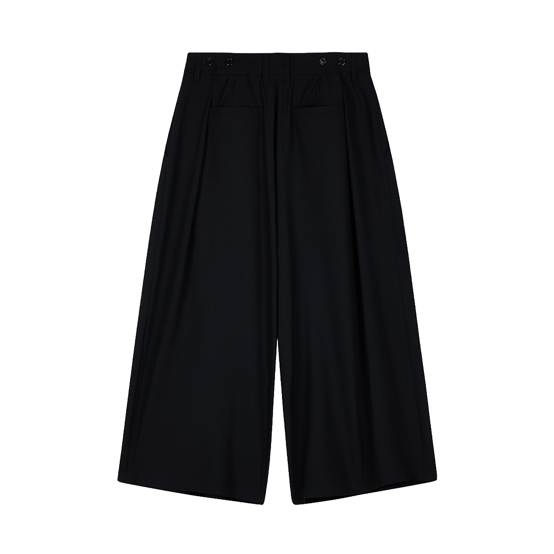 지오송지오 라이트 크롭 와이드 팬츠 블랙 ZI3PT303BK(ZIOSONGZIO Light Crop Wide Pants Black) - 2