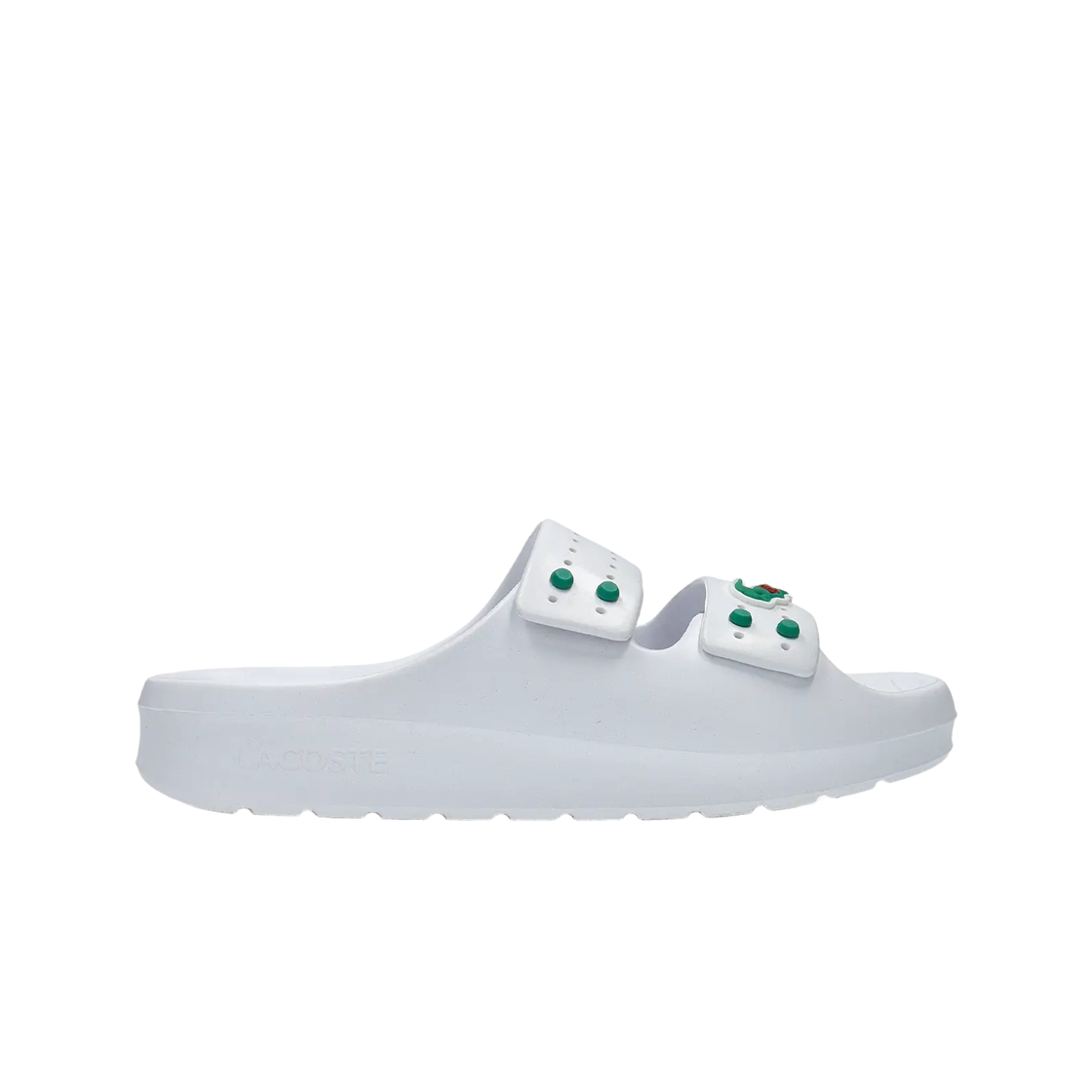 라코스테 x 클랏 슬라이드 화이트 그린(Lacoste x Clot Slides White Green) - 1