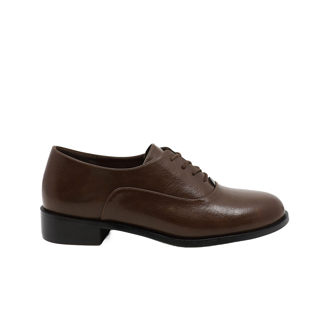 MD0263-3_3 Moodnight Mandy Basic Lace-Up Loafer - 3cm l Brown
