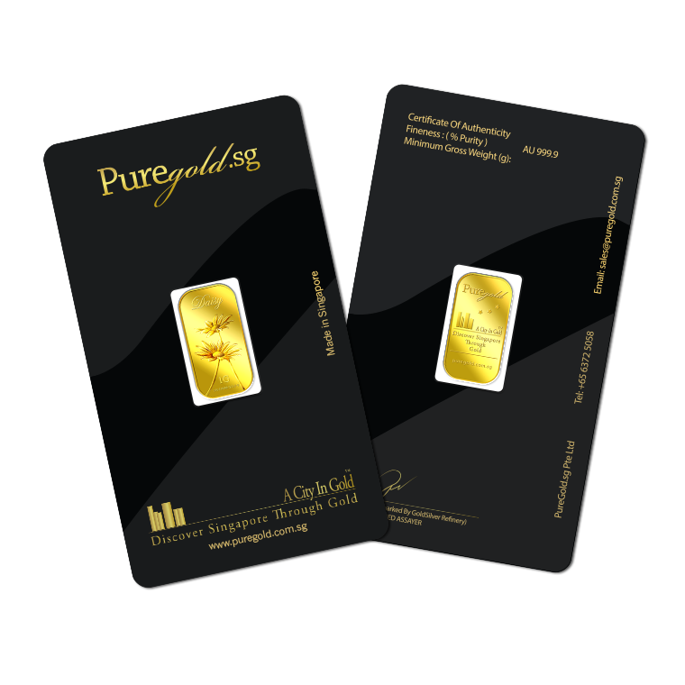 퓨어골드 24K 순금 싱가폴 프리미엄 골드바 1g 데이지(puregoldsg Daisy 1G Gold Bar) - 6