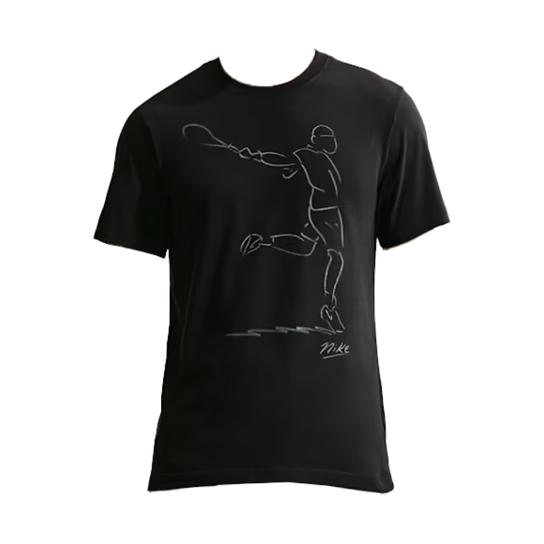 IH2105-010 Nike Court Dri-Fit Tennis T-Shirt Black - Asia