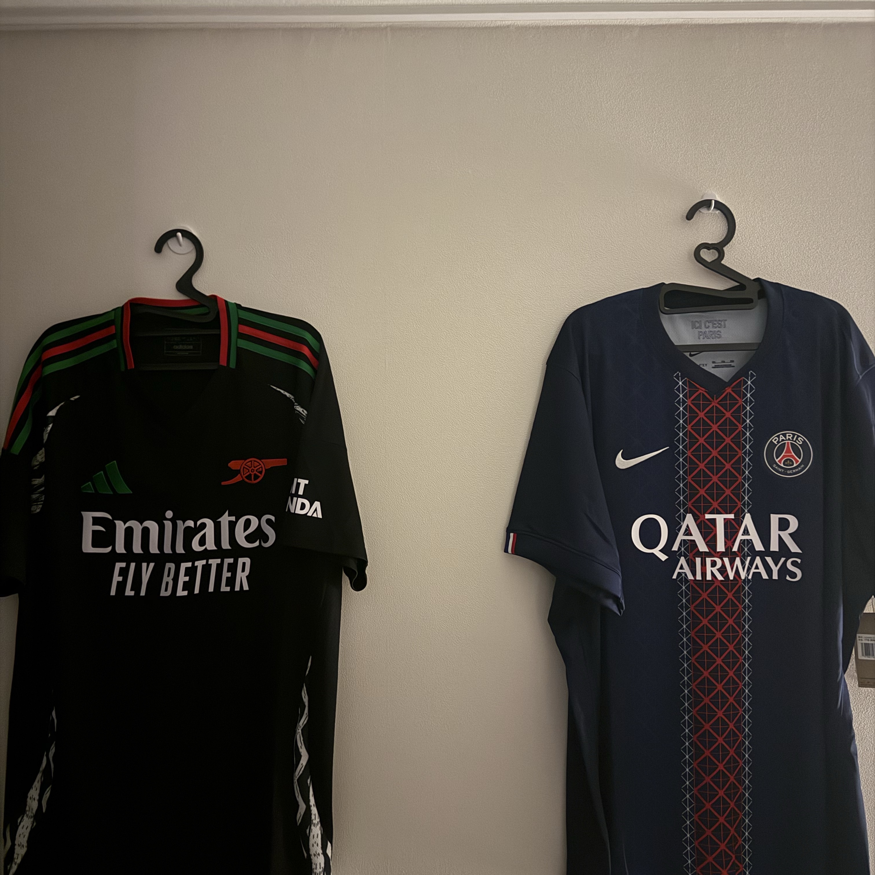 Adidas Arsenal 2024/25 Away Jersey Black - KR Sizing (Non Marking Ver.) 착용 스타일