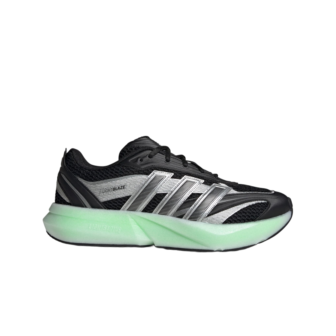 JP6321 Adidas Lightblaze Glow Core Black Silver Metallic