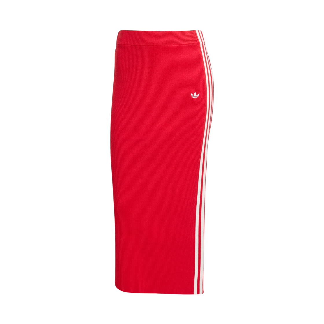 JW2660 (W) Adidas Adicolor Knit 3-Stripes Skirt Better Scarlet - KR Sizing