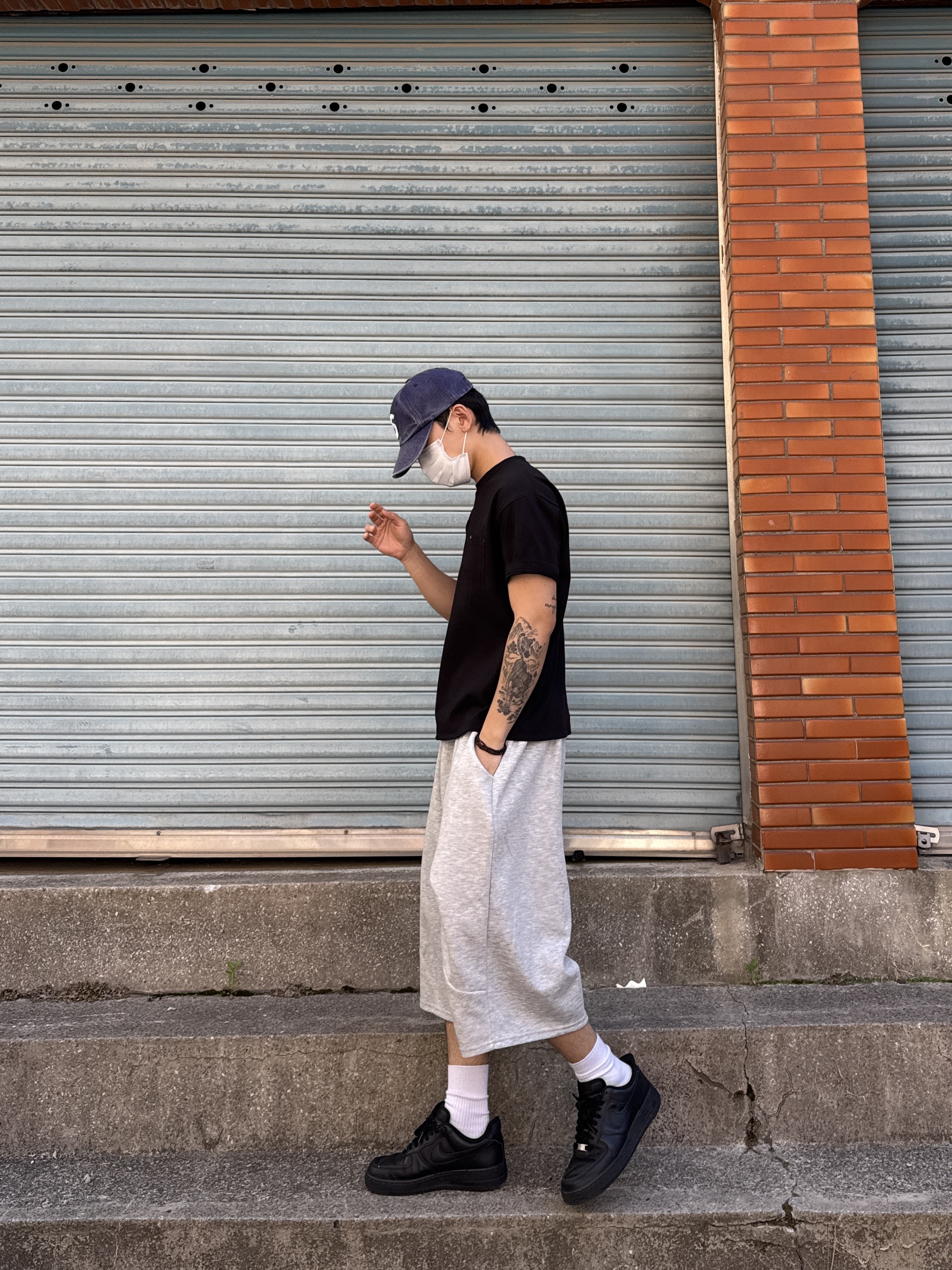 Supreme Pigment S Logo 6-Panel Navy - 24FW, Supreme Pigment Coated S Logo 6-Panel Navy - 26SS 착용 스타일 - 2