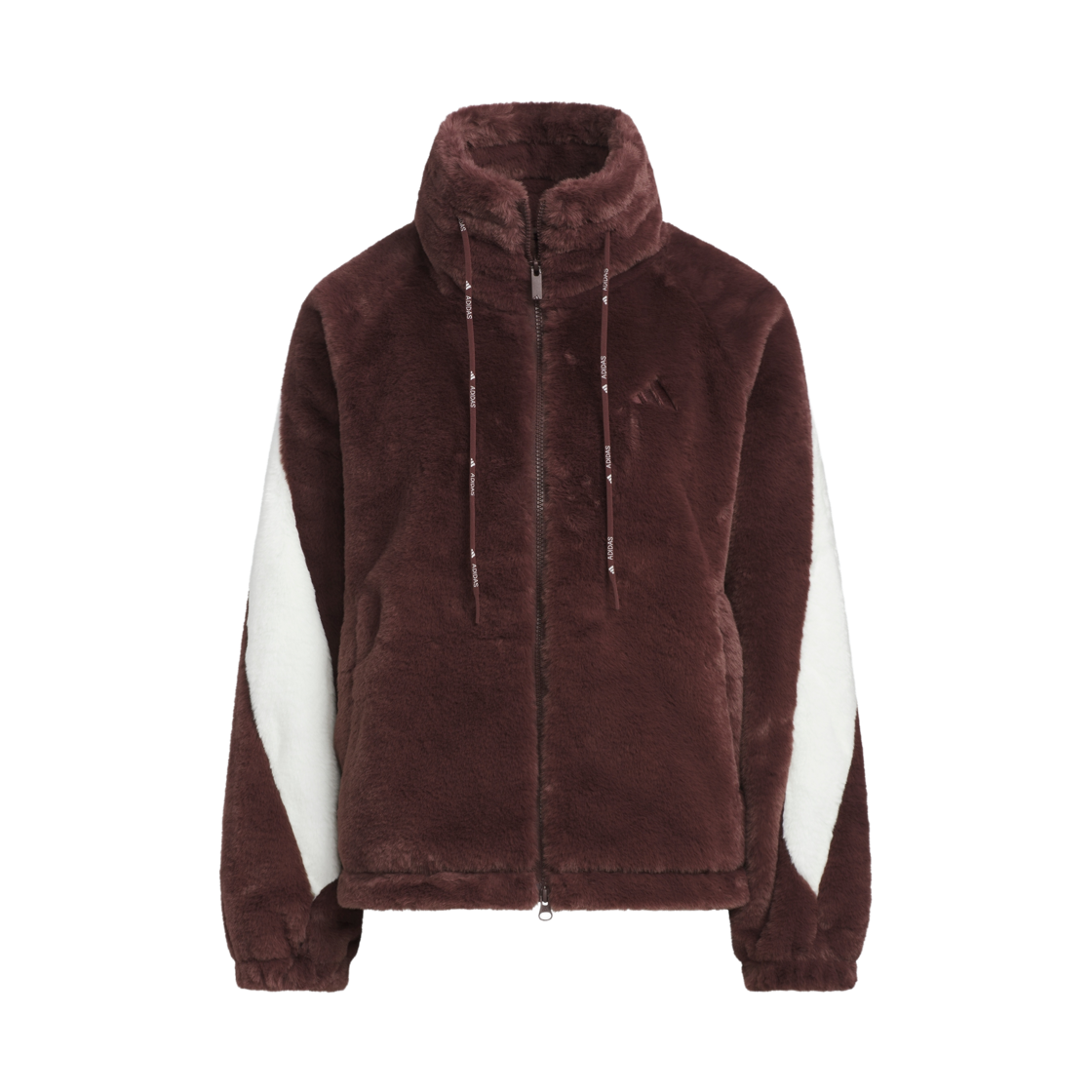 KC0078 (W) Adidas Sportswear Warm Faux Fur Jacket White - KR Sizing