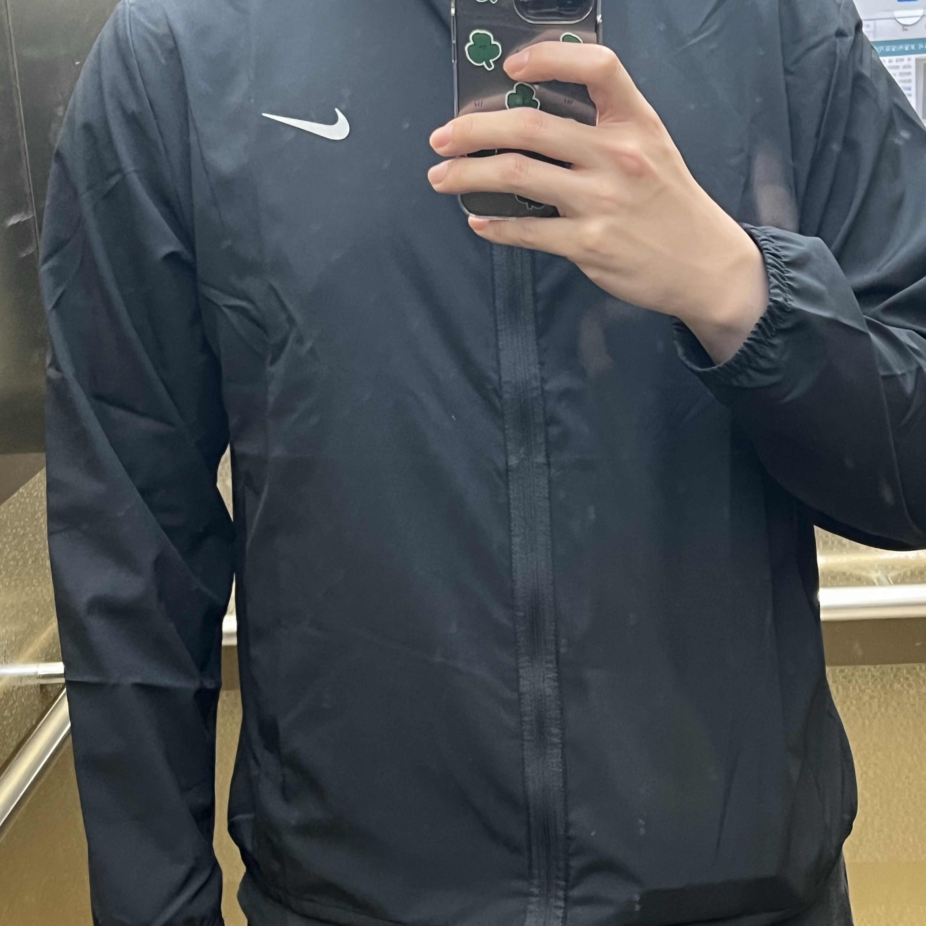 Nike Foam Dri-Fit Hooded Versatile Jacket Black - Asia 착용 스타일