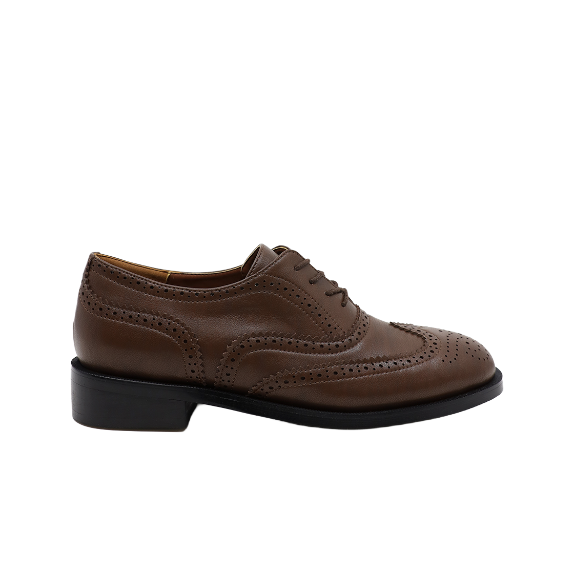 MD0262_2 Moodnight Bailey Classic Oxford Lace-Up Loafers l Brown
