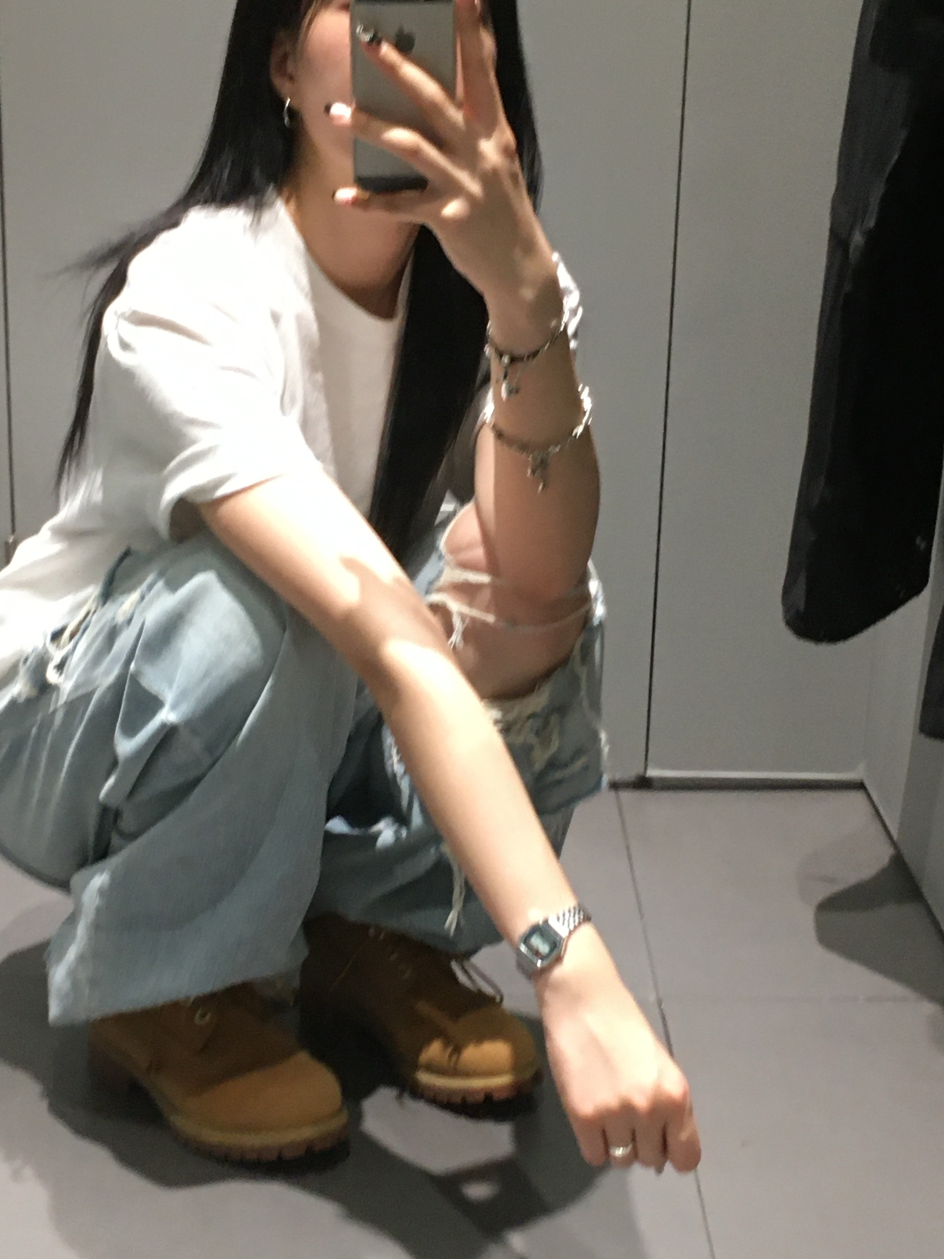 Timberland Premium 6 inch Waterproof Boot Wheat Nubuck - Wide 착용 스타일 - 3