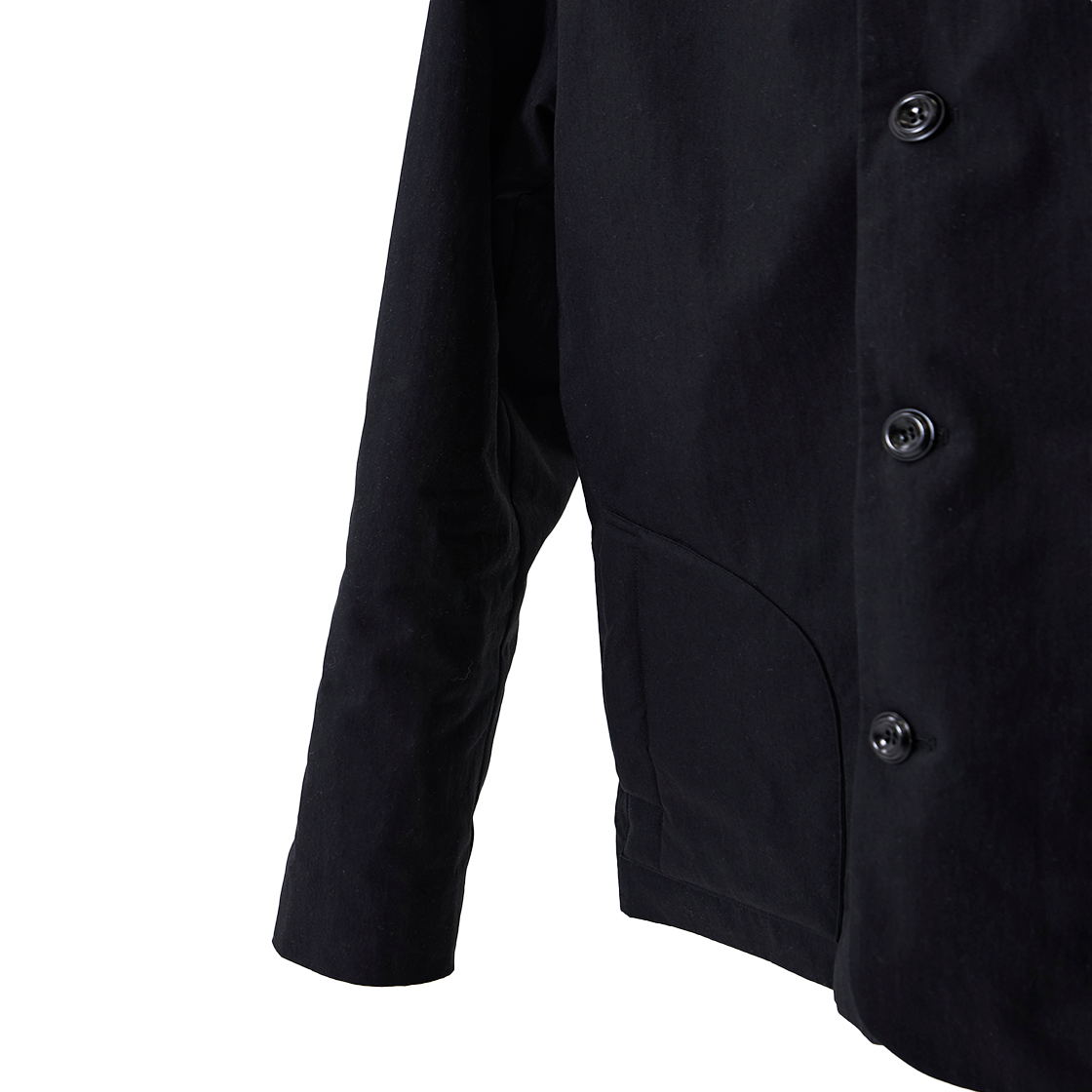 애프터마켓 에센셜 칼라리스 푸퍼 자켓 블랙(aftermarket Essential Collarless Puffer Jacket Black) - 3