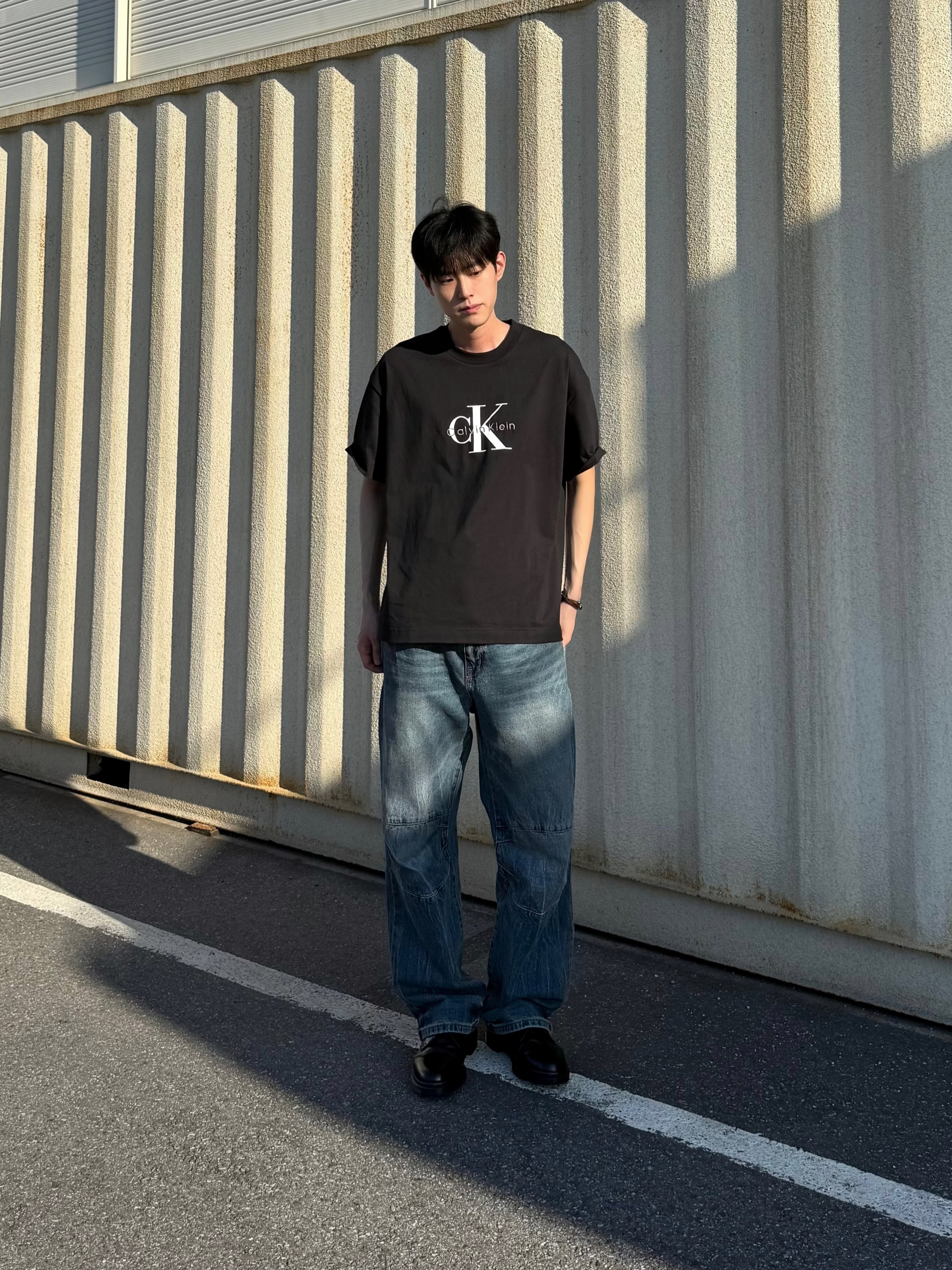 Dr. Martens 1461 Smooth Black, Dr. Martens 1461 Mono Black 착용 스타일 - 2