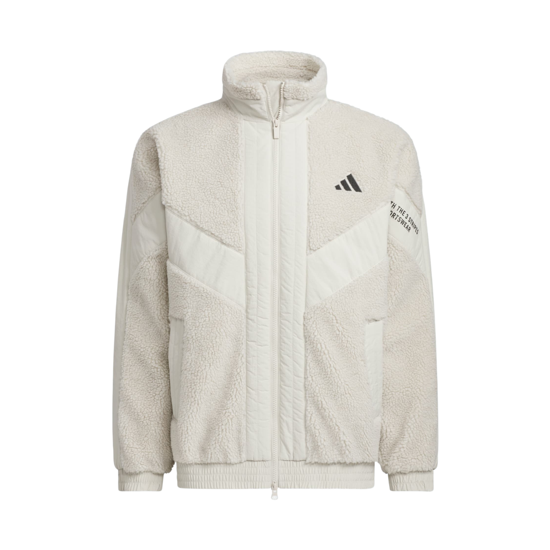 KA1272 Adidas Wording Pack Loose Fit Jacket Beige - KR Sizing