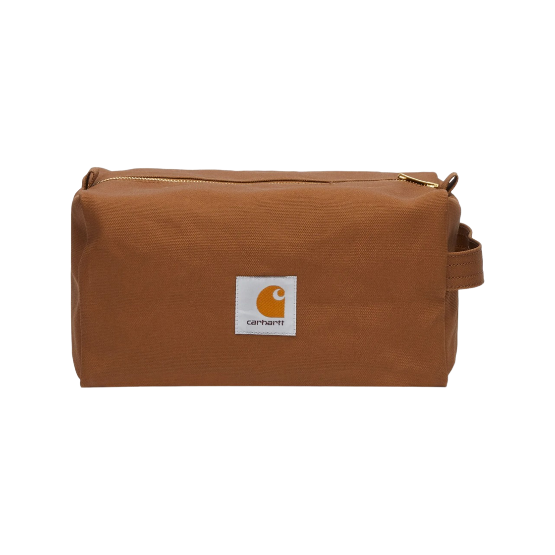 1034139-HZ-XX Carhartt WIP Canvas Washbag Hamilton Brown