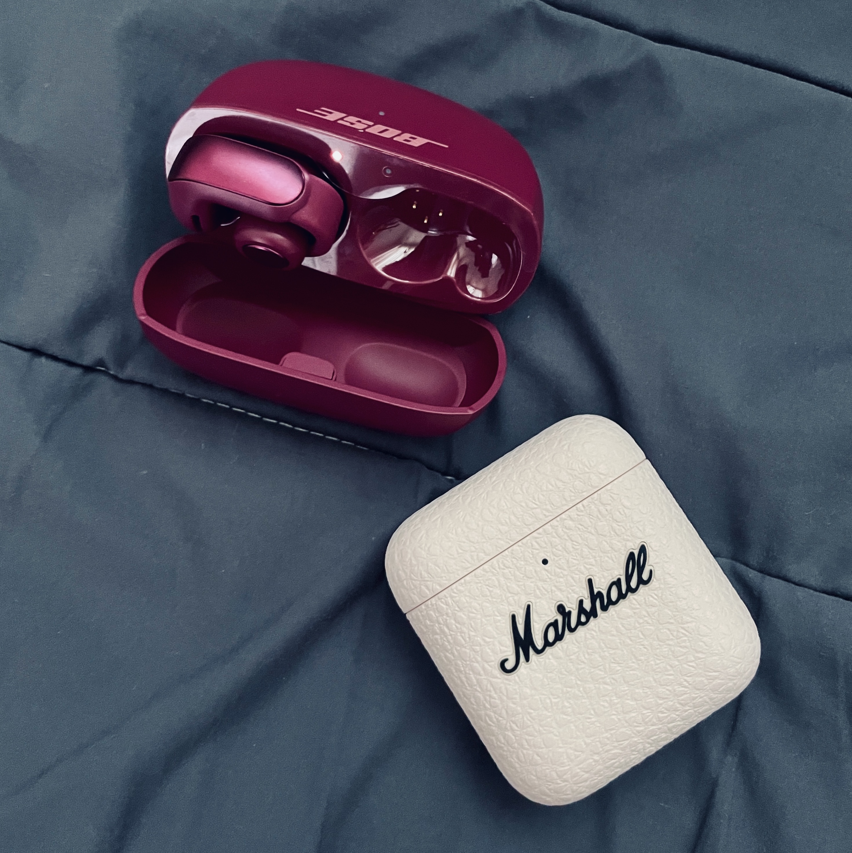 [7% 적립] Marshall Minor Ⅳ Cream (Sovico AV Ver.), BOSE ULTRA OPEN EARBUDS 착용 스타일