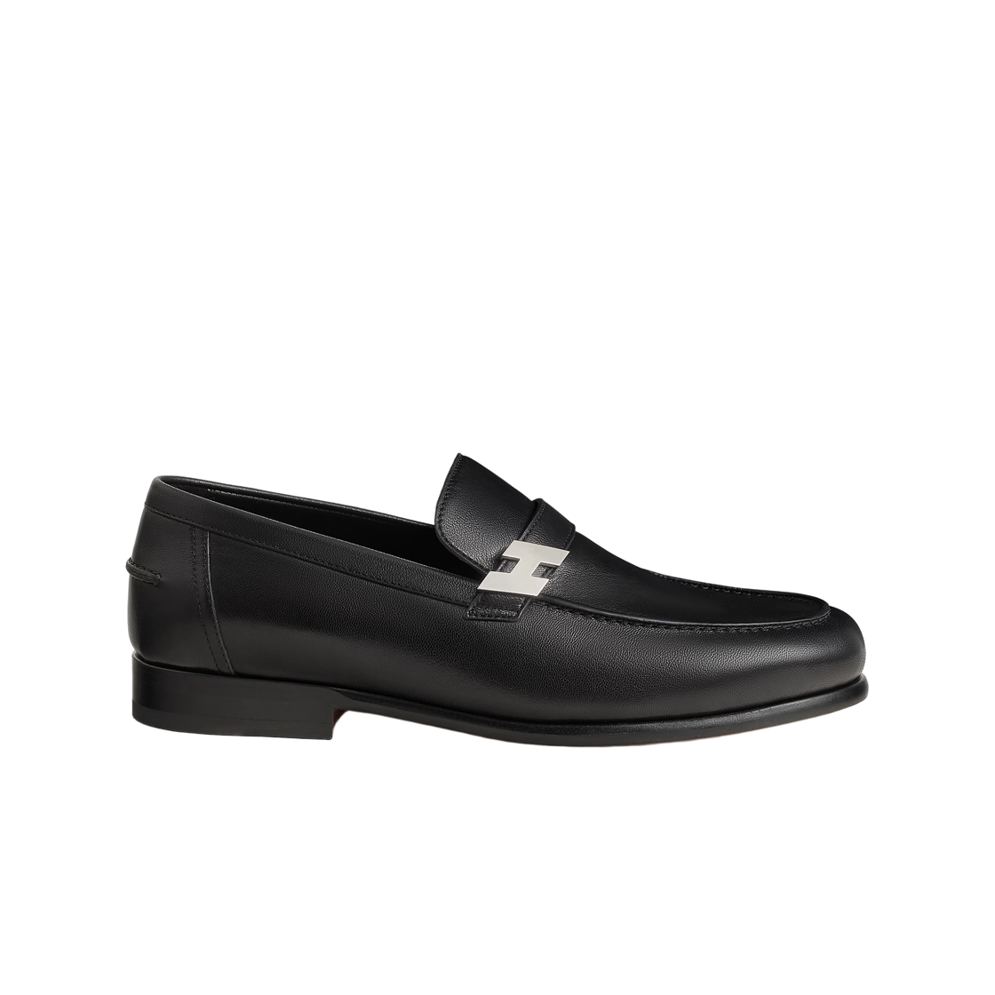 H261989ZA01 Hermes Milton Loafer Goatskin & Noir
