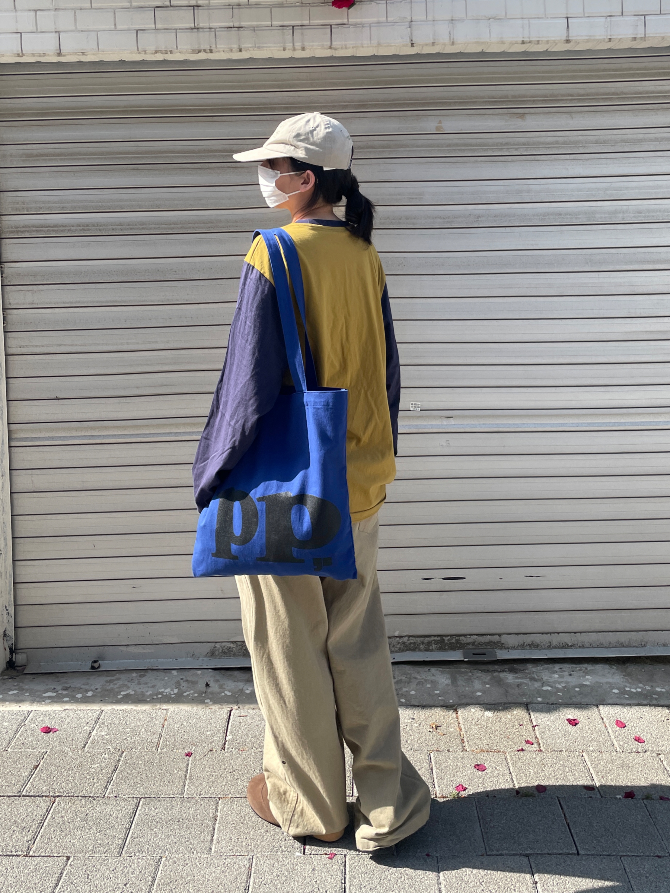Cactusdonutmarket Emotion Ls Tee - Mustard 착용 스타일 - 4