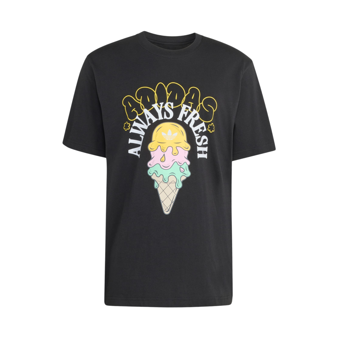 IA4480 Adidas Originals Loose Graphic T-Shirt Black - KR Sizing