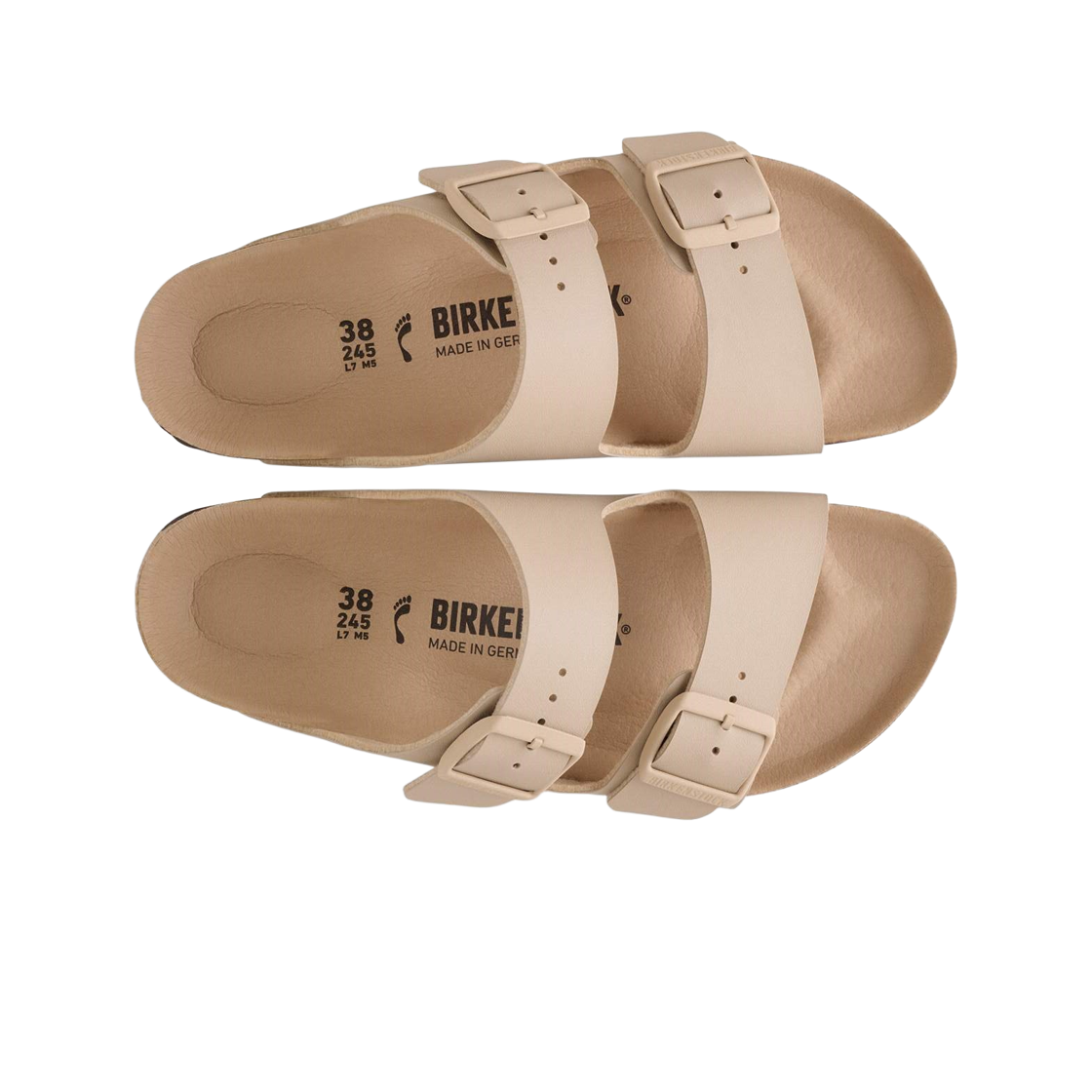 버켄스탁 아리조나 비르코 플로 트리플 샌드캐슬 - 내로우(Birkenstock Arizona Birko Flor Triple Sandcastle - Narrow) - 2