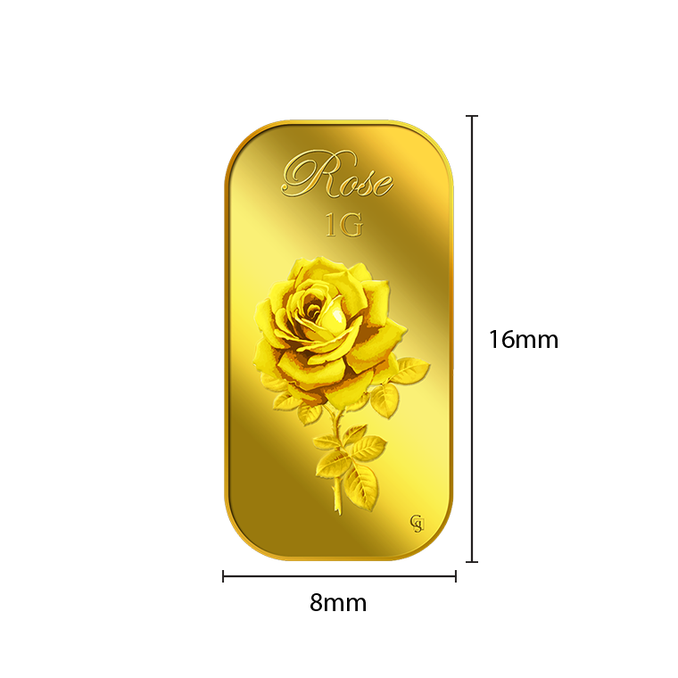 퓨어골드 24K 순금 싱가폴 프리미엄 골드바 1g 장미 시리즈 2(puregoldsg Rose 1G Gold Bar Series 2) - 4
