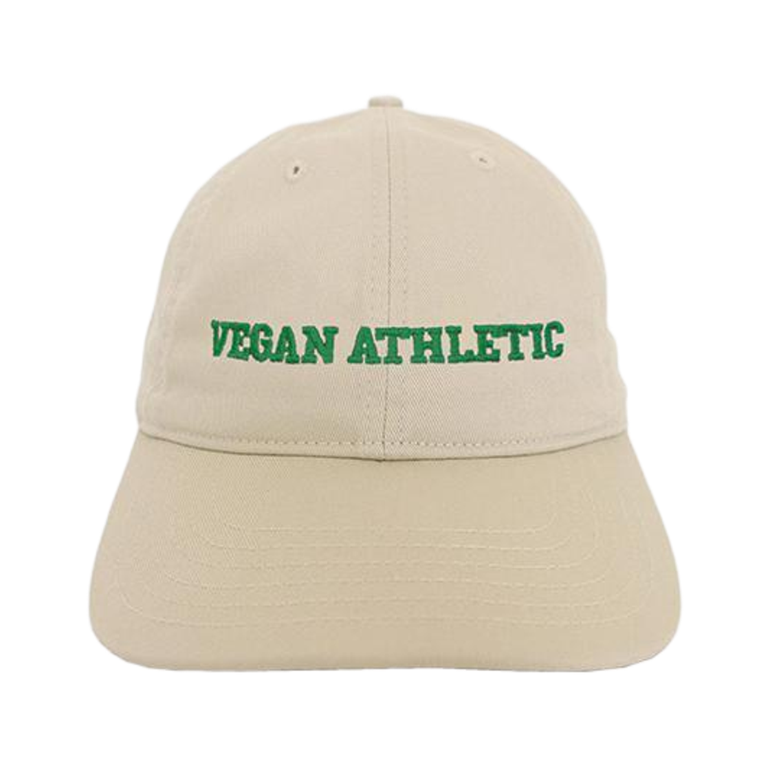 아이디어 비건 애슬레틱 햇 베이지 그린(IDEA Vegan Athletic Hat Beige Green)