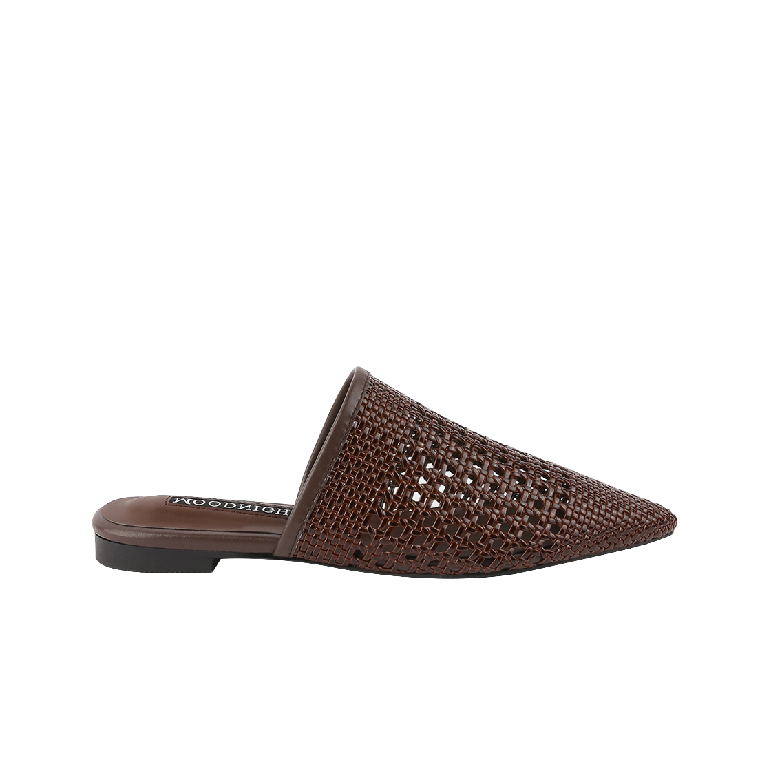MD0033_3 Moodnight Weaving Slides Bloafer  l Dark Brown