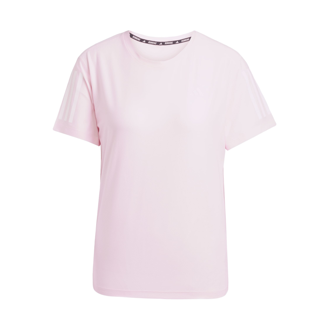 JD6433 (W) Adidas Own The Run T-Shirt Clear Pink - KR Sizing