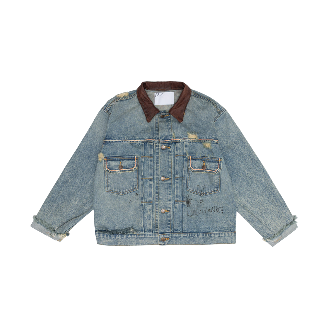 팔리 할리우드 버팔로 66 데님 자켓 블루(Paly Hollywood Buffalo 66 Denim Jacket Blue)