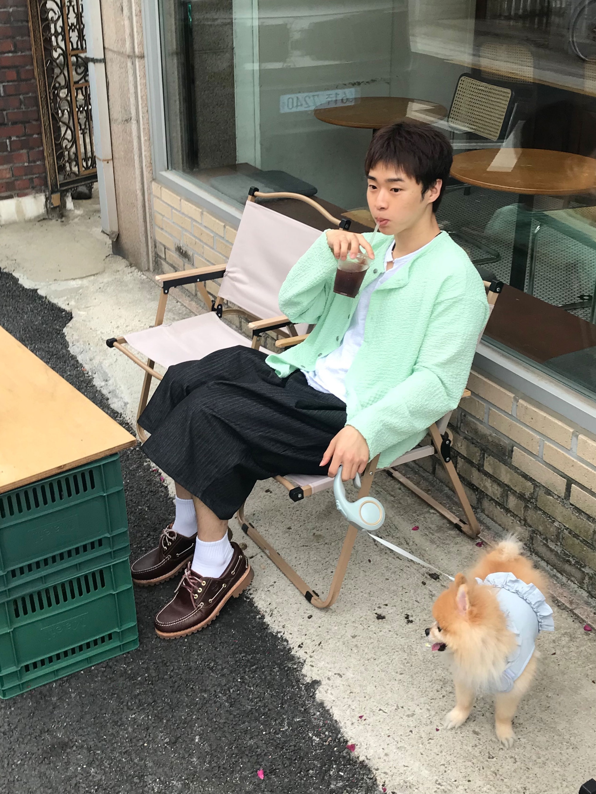 Timberland Classic 3-Eye Boat Shoes Brown - Wide 착용 스타일 - 1